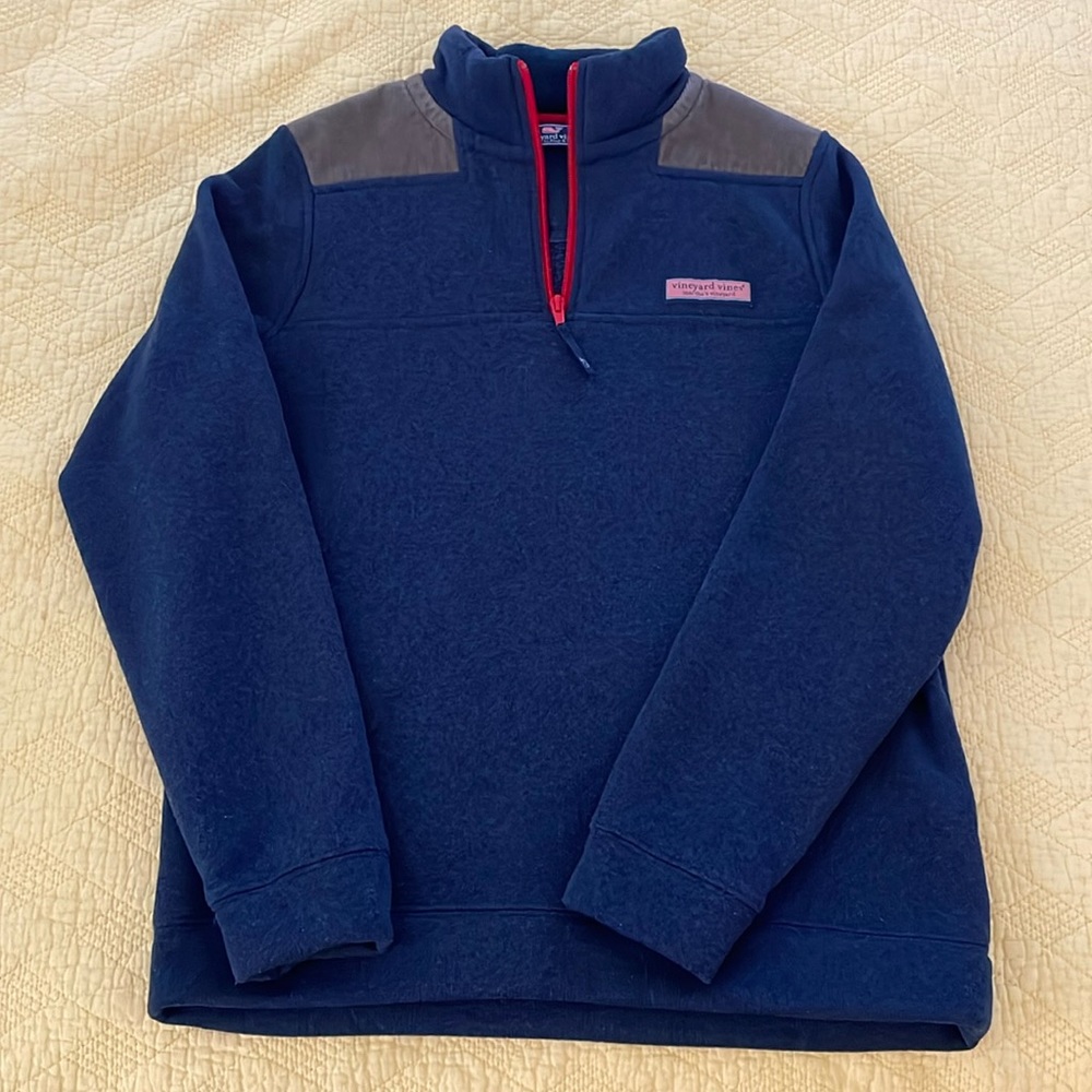 Youth large Vineyard Vines heavyweight quarter zip fleece